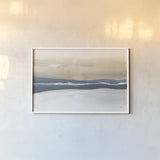 Tonal Blue Gray IV Crop by Chris Paschke. shown as a paper print in a white frame. Available as a archival giclee rolled canvas, fine art paper, or poster print. SKU 74351i.