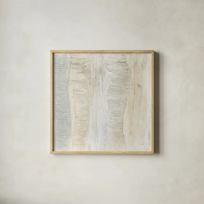 Toned Texture I by Chris Paschke. Shown in a natural wood glass frame for a timeless modern aesthetic. Available as an archival giclee rolled canvas, fine art paper, or poster print. SKU 79626a.