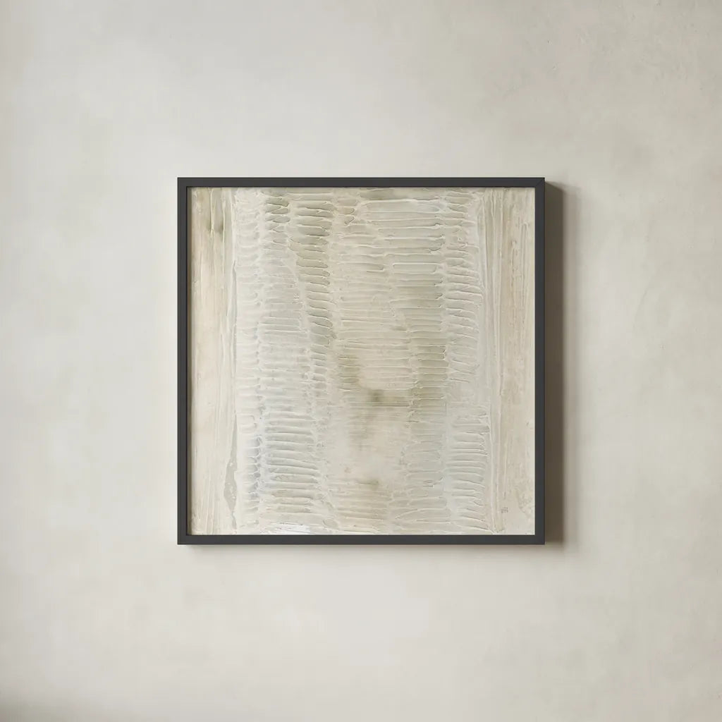 Toned Texture II by Chris Paschke. Shown in a sleek black glass frame for a contemporary gallery look. Available as an archival giclee rolled canvas, fine art paper, or poster print. SKU 79627a.