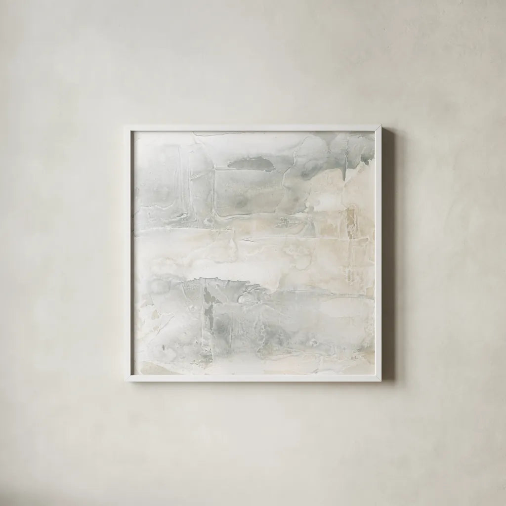Toned Texture III by Chris Paschke. Shown in a crisp white glass frame for a clean and minimalist style. Available as an archival giclee rolled canvas, fine art paper, or poster print. SKU 79628a.