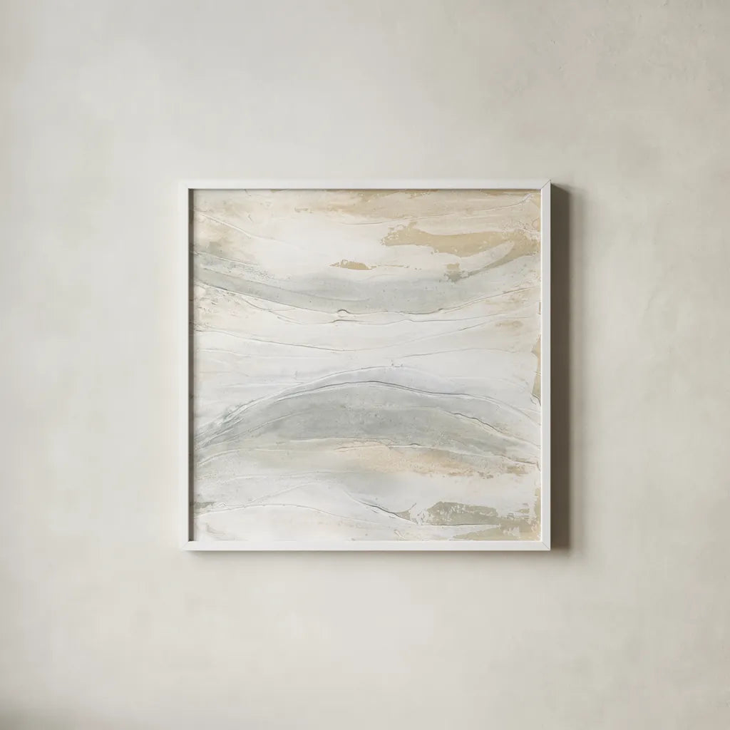 Toned Texture V by Chris Paschke. Shown in a crisp white glass frame for a clean and minimalist style. Available as an archival giclee rolled canvas, fine art paper, or poster print. SKU 79630a.