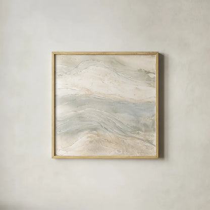 Toned Texture VI by Chris Paschke. Shown in a natural wood glass frame for a timeless modern aesthetic. Available as an archival giclee rolled canvas, fine art paper, or poster print. SKU 79631a.