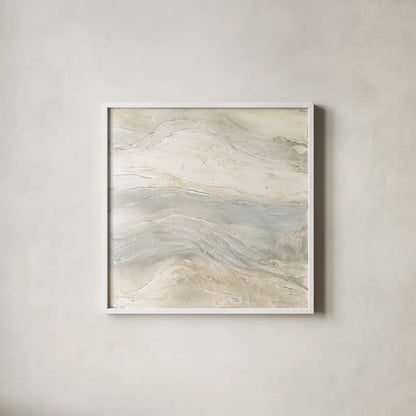 Toned Texture VI by Chris Paschke. Shown in a crisp white glass frame for a clean and minimalist style. Available as an archival giclee rolled canvas, fine art paper, or poster print. SKU 79631a.