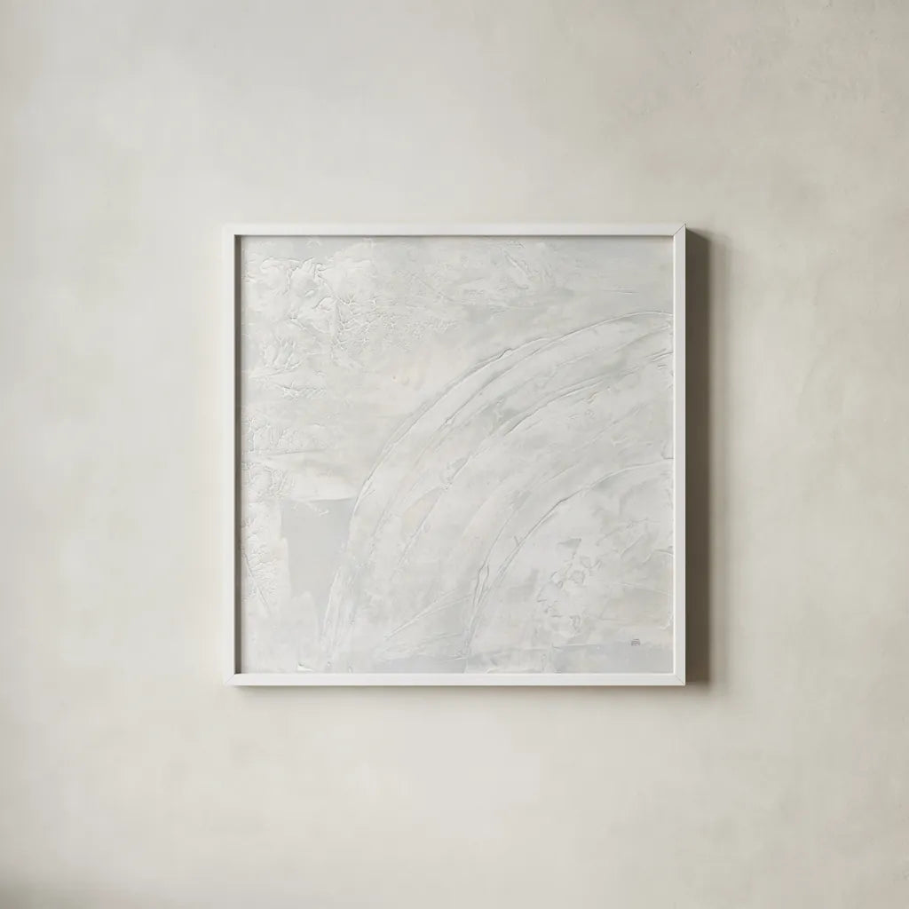 Toned Texture VII by Chris Paschke. Shown in a crisp white glass frame for a clean and minimalist style. Available as an archival giclee rolled canvas, fine art paper, or poster print. SKU 79632a.