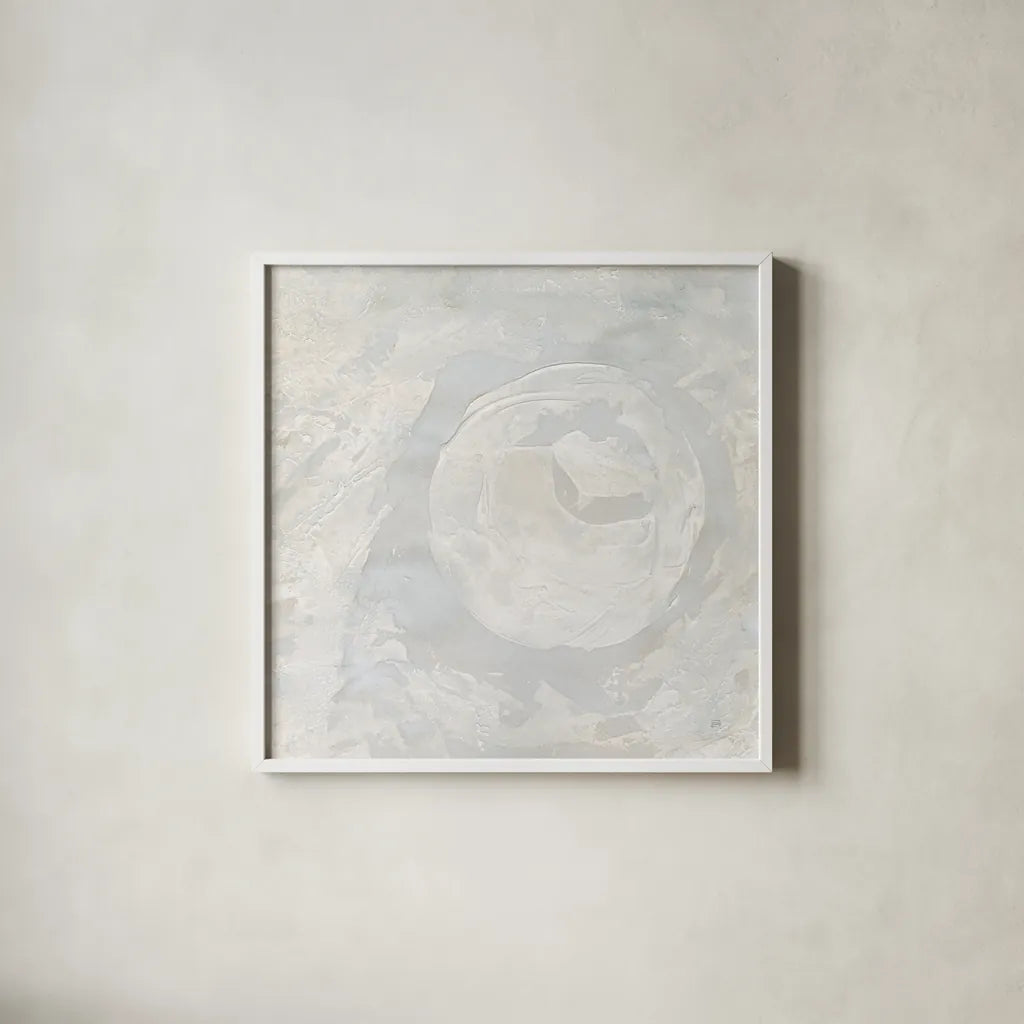 Toned Texture VIII by Chris Paschke. Shown in a crisp white glass frame for a clean and minimalist style. Available as an archival giclee rolled canvas, fine art paper, or poster print. SKU 79633a.