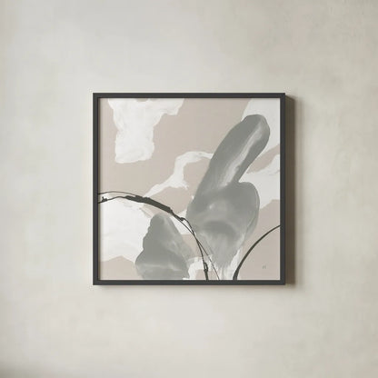 Touch of Gray I by Chris Paschke. Shown in a sleek black glass frame for a contemporary gallery look. Available as an archival giclee rolled canvas, fine art paper, or poster print. SKU 75155a.