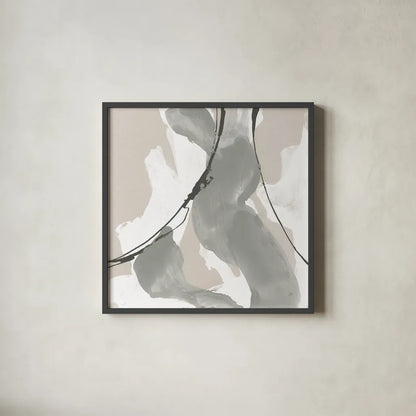 Touch of Gray II by Chris Paschke. Shown in a sleek black glass frame for a contemporary gallery look. Available as an archival giclee rolled canvas, fine art paper, or poster print. SKU 75156a.