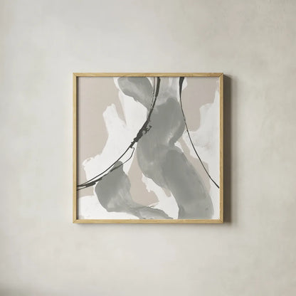 Touch of Gray II by Chris Paschke. Shown in a natural wood glass frame for a timeless modern aesthetic. Available as an archival giclee rolled canvas, fine art paper, or poster print. SKU 75156a.