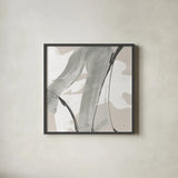 Touch of Gray III by Chris Paschke. Shown in a sleek black glass frame for a contemporary gallery look. Available as an archival giclee rolled canvas, fine art paper, or poster print. SKU 75157a.