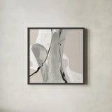 Touch of Gray IV by Chris Paschke. Shown in a sleek black glass frame for a contemporary gallery look. Available as an archival giclee rolled canvas, fine art paper, or poster print. SKU 75158a.