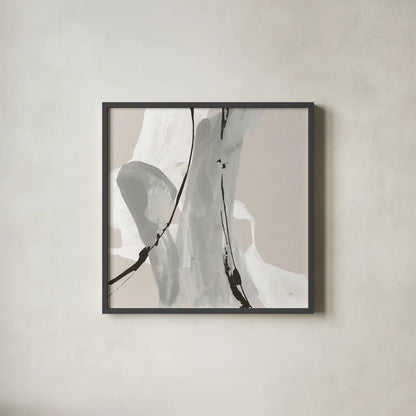Touch of Gray IV by Chris Paschke. Shown in a sleek black glass frame for a contemporary gallery look. Available as an archival giclee rolled canvas, fine art paper, or poster print. SKU 75158a.