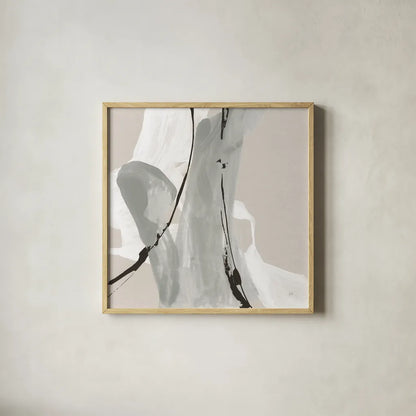 Touch of Gray IV by Chris Paschke. Shown in a natural wood glass frame for a timeless modern aesthetic. Available as an archival giclee rolled canvas, fine art paper, or poster print. SKU 75158a.