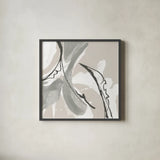 Touch of Gray VI by Chris Paschke. Shown in a sleek black glass frame for a contemporary gallery look. Available as an archival giclee rolled canvas, fine art paper, or poster print. SKU 75160a.