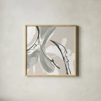 Touch of Gray VI by Chris Paschke. Shown in a natural wood glass frame for a timeless modern aesthetic. Available as an archival giclee rolled canvas, fine art paper, or poster print. SKU 75160a.