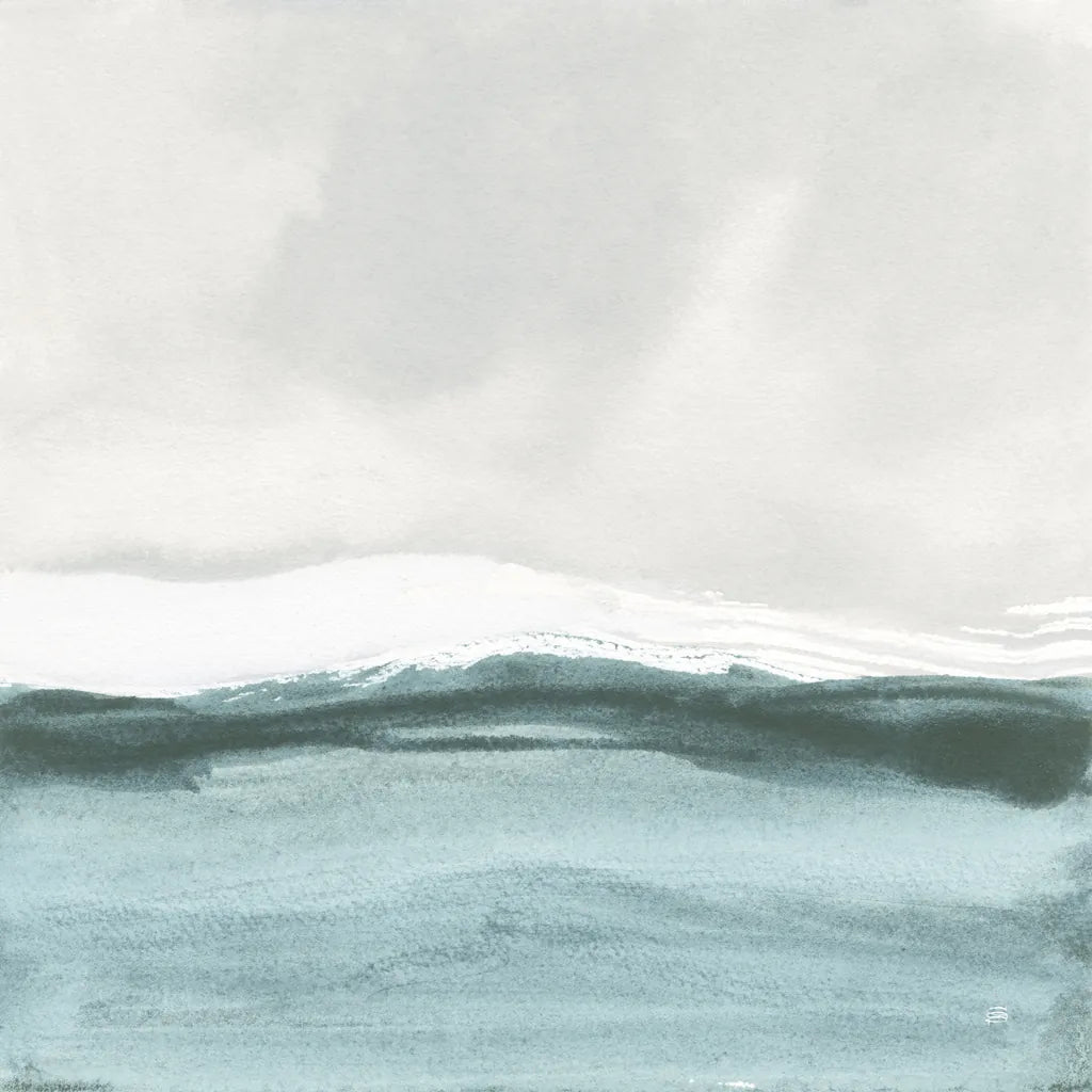 Tranquil Silver Sea II by Chris Paschke. SKU 85289a. Archival Giclee Fine art print for wall decor.