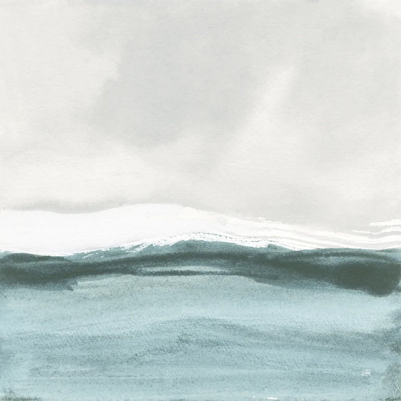 Tranquil Silver Sea II by Chris Paschke. SKU 85289a. Archival Giclee Fine art print for wall decor.