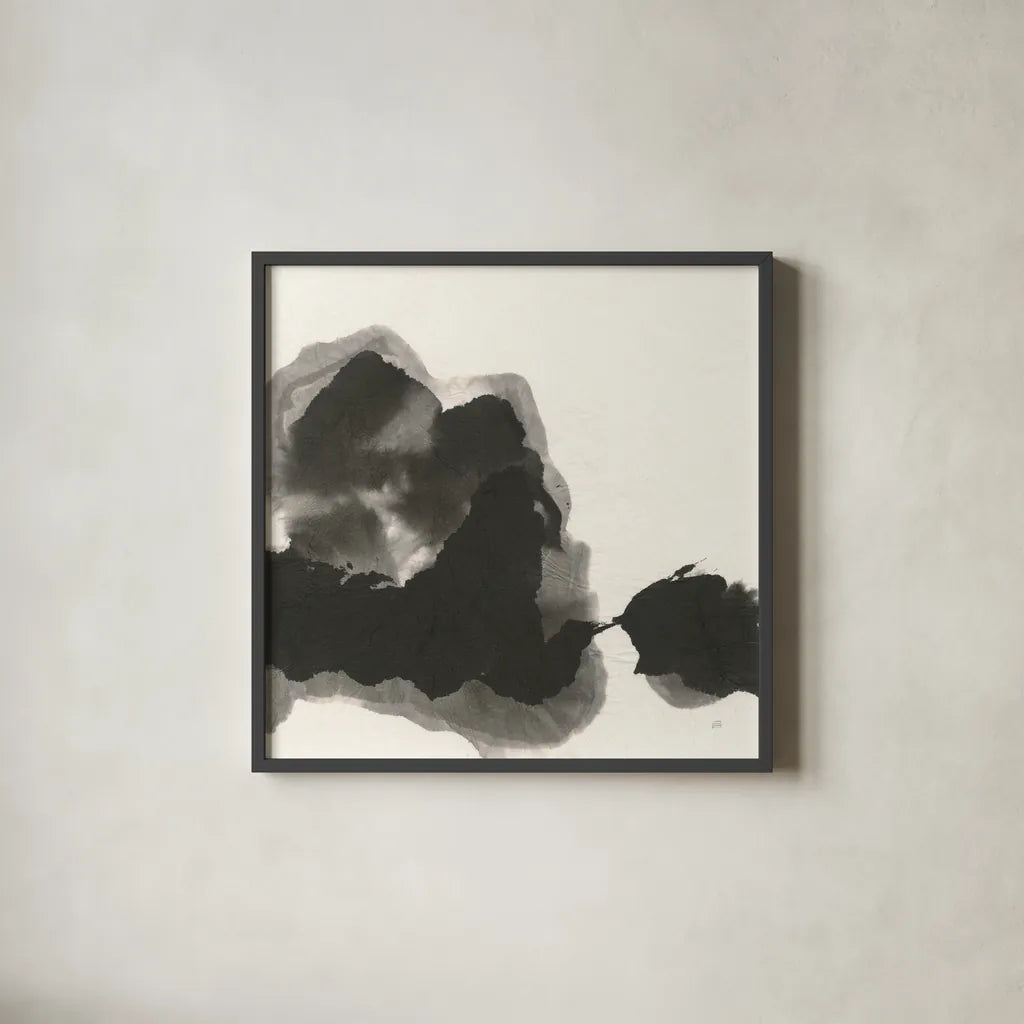 Transitions II by Chris Paschke. Shown in a sleek black glass frame for a contemporary gallery look. Available as an archival giclee rolled canvas, fine art paper, or poster print. SKU 74738a.