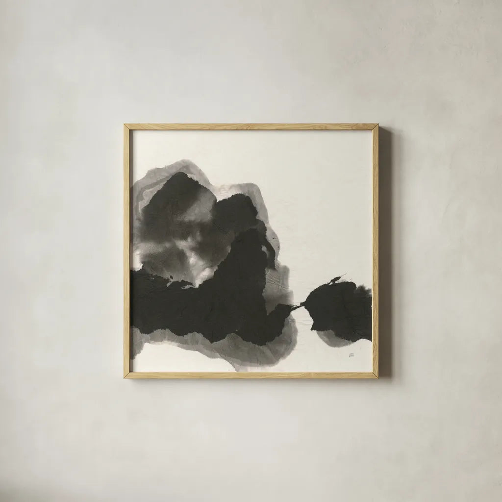 Transitions II by Chris Paschke. Shown in a natural wood glass frame for a timeless modern aesthetic. Available as an archival giclee rolled canvas, fine art paper, or poster print. SKU 74738a.