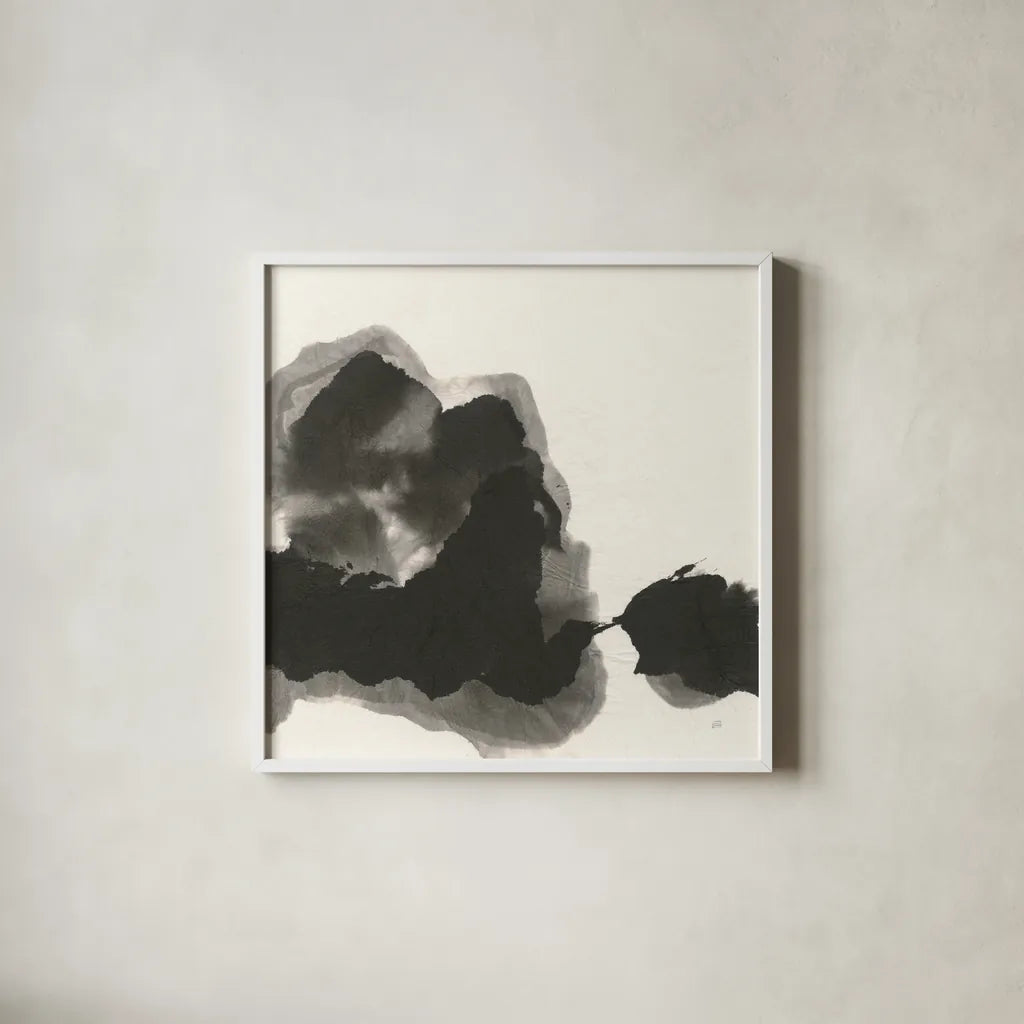 Transitions II by Chris Paschke. Shown in a crisp white glass frame for a clean and minimalist style. Available as an archival giclee rolled canvas, fine art paper, or poster print. SKU 74738a.