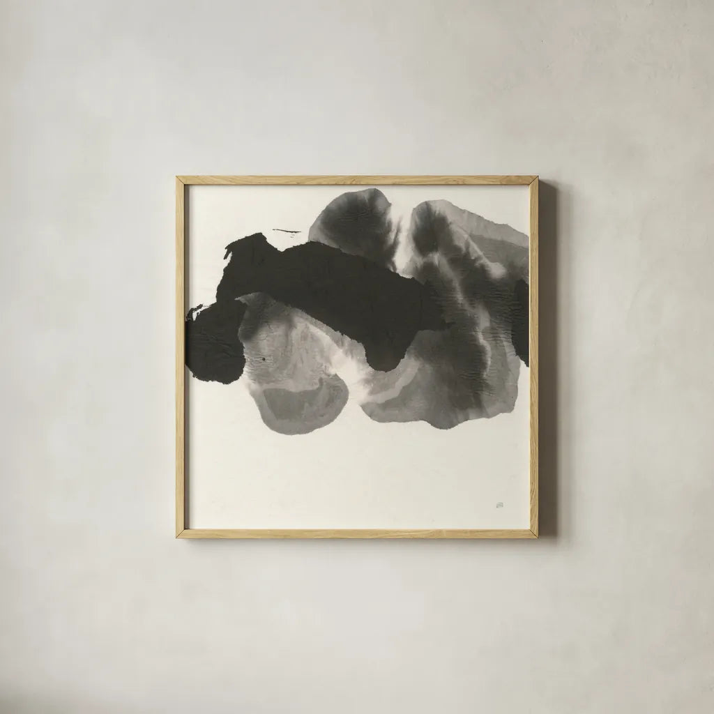 Transitions III by Chris Paschke. Shown in a natural wood glass frame for a timeless modern aesthetic. Available as an archival giclee rolled canvas, fine art paper, or poster print. SKU 74739a.