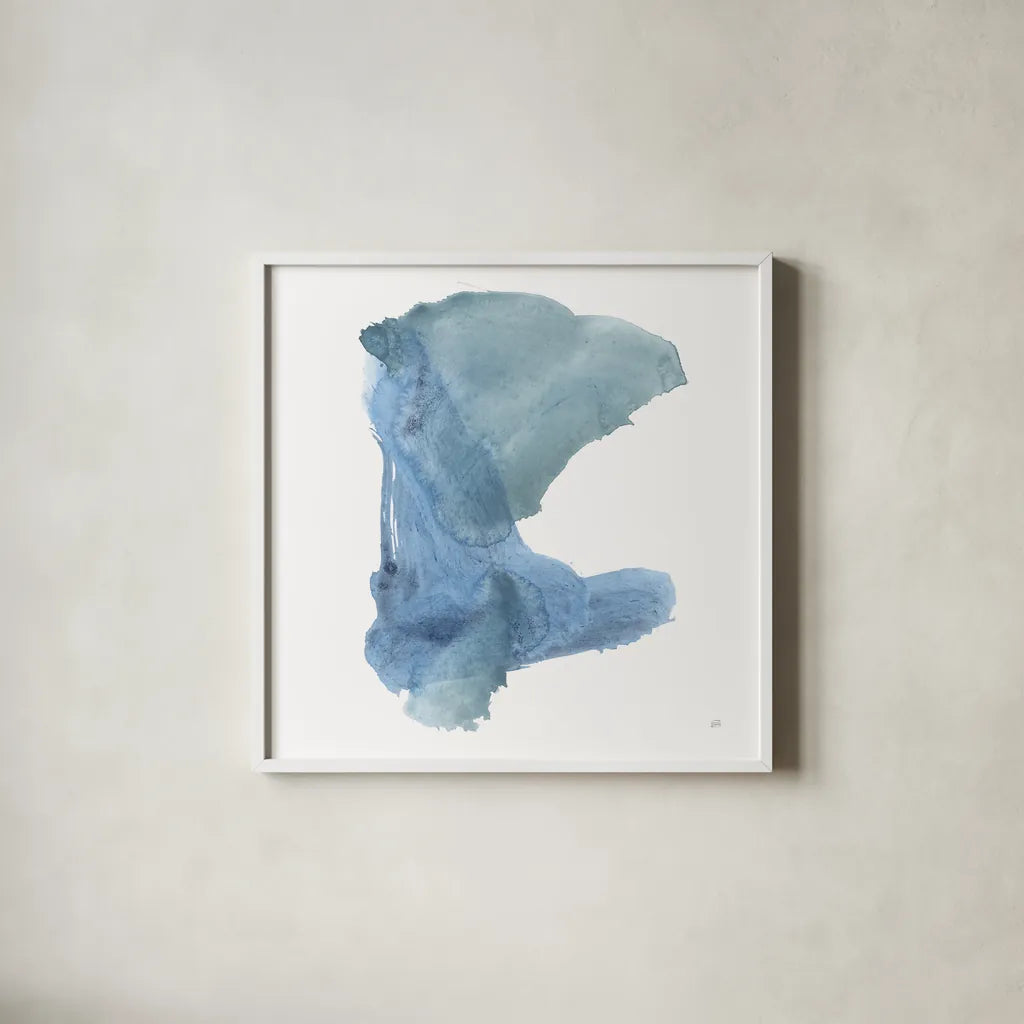 Transitions III by Chris Paschke. Shown in a crisp white glass frame for a clean and minimalist style. Available as an archival giclee rolled canvas, fine art paper, or poster print. SKU 82260a.