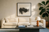 Transitions IV by Chris Paschke. Displayed in a glass frame with matte in a clean modern living room. Available as an archival giclee rolled canvas, fine art paper, or poster print. SKU 74740a.