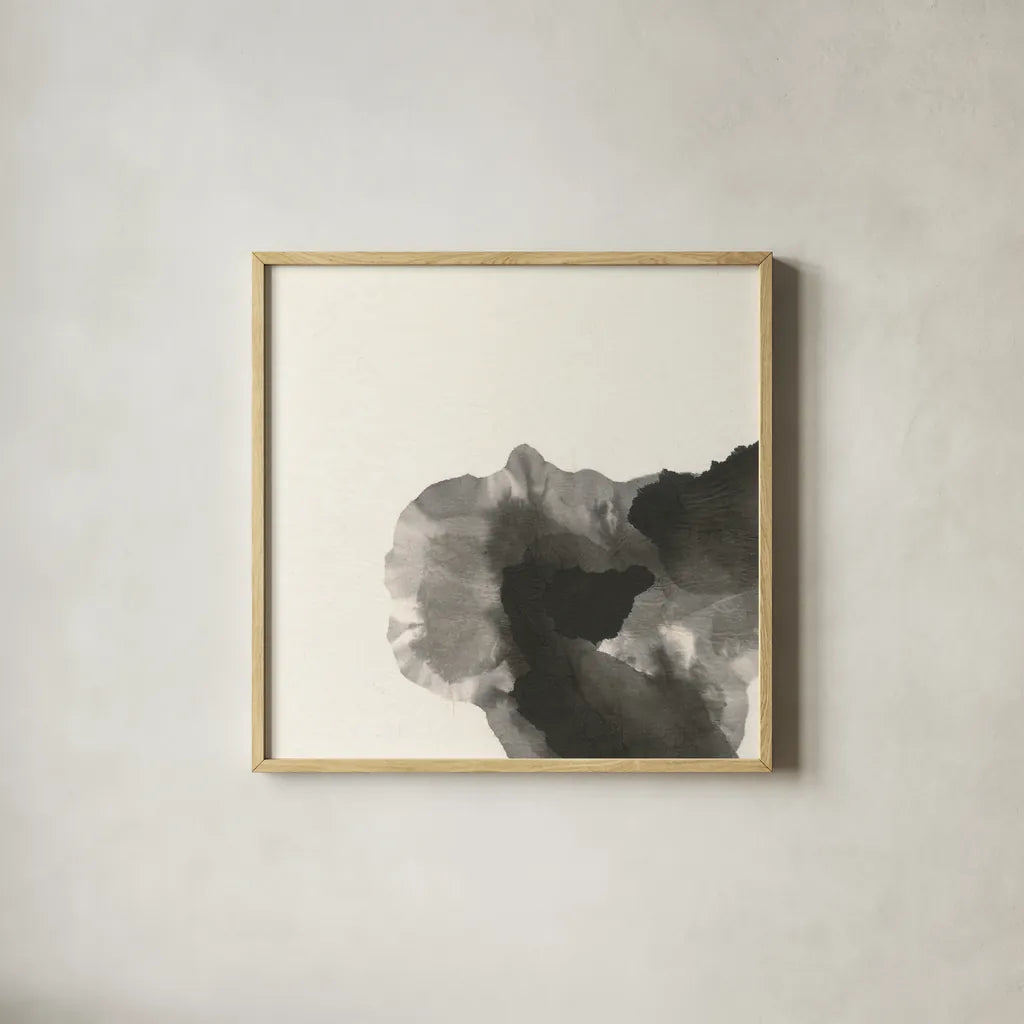 Transitions V by Chris Paschke. Shown in a natural wood glass frame for a timeless modern aesthetic. Available as an archival giclee rolled canvas, fine art paper, or poster print. SKU 74741a.