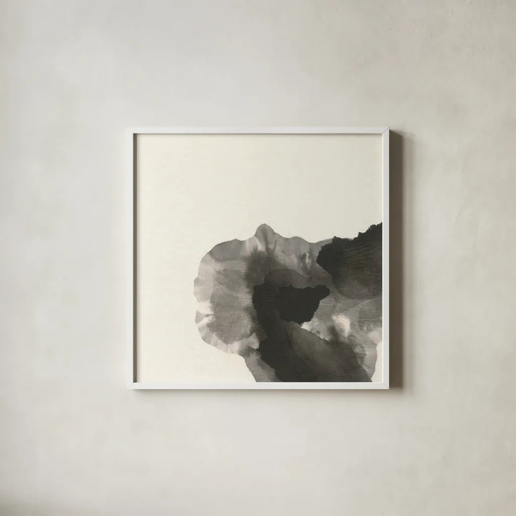 Transitions V by Chris Paschke. Shown in a crisp white glass frame for a clean and minimalist style. Available as an archival giclee rolled canvas, fine art paper, or poster print. SKU 74741a.