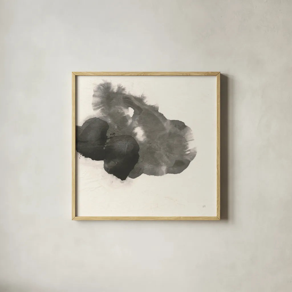 Transitions VI by Chris Paschke. Shown in a natural wood glass frame for a timeless modern aesthetic. Available as an archival giclee rolled canvas, fine art paper, or poster print. SKU 74742a.