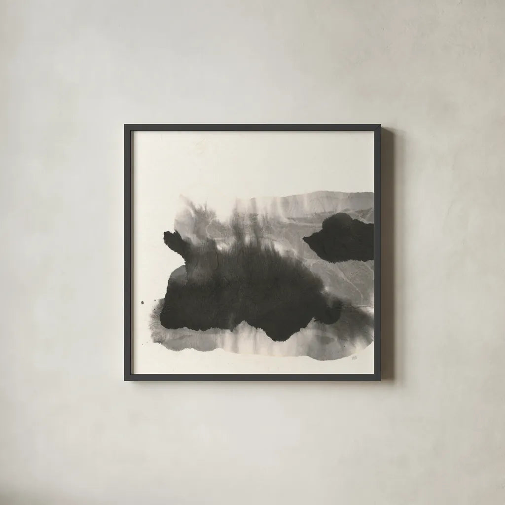 Transitions VIII by Chris Paschke. Shown in a sleek black glass frame for a contemporary gallery look. Available as an archival giclee rolled canvas, fine art paper, or poster print. SKU 74744a.