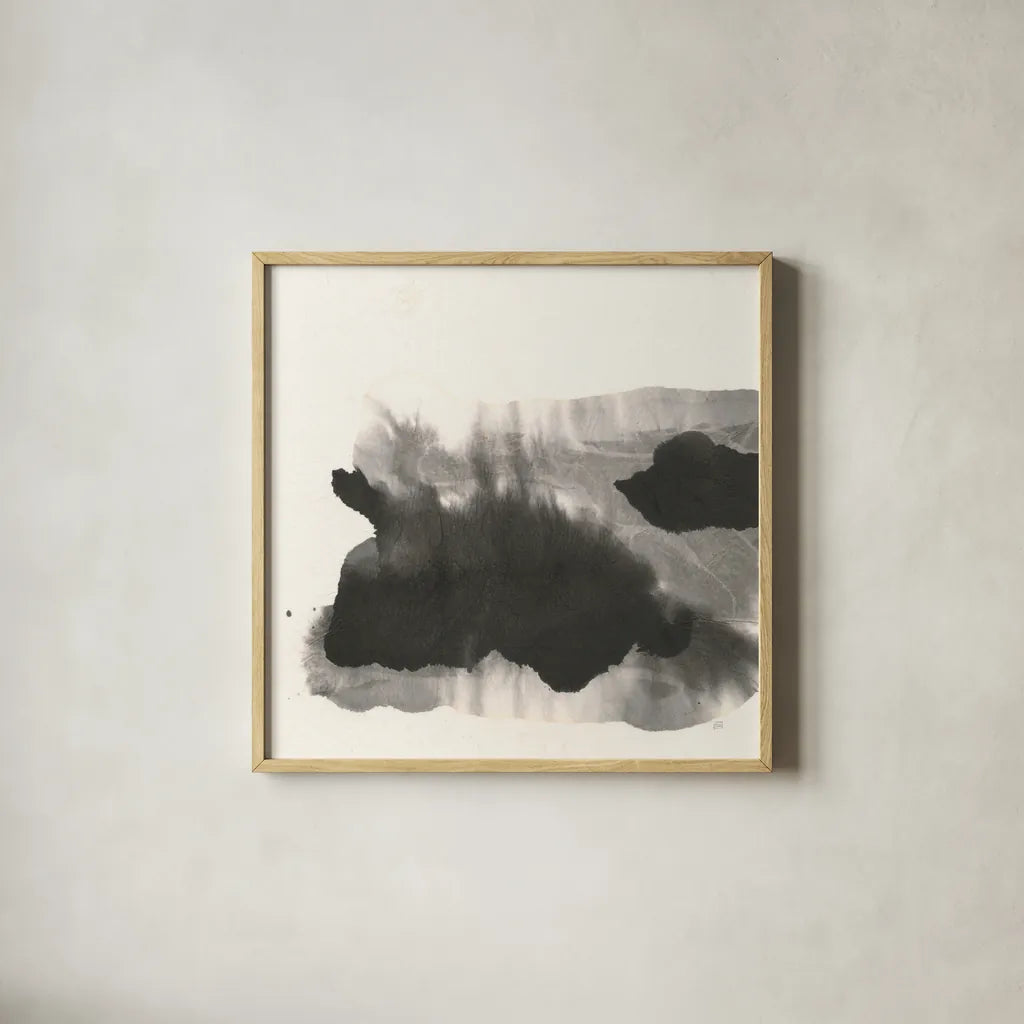 Transitions VIII by Chris Paschke. Shown in a natural wood glass frame for a timeless modern aesthetic. Available as an archival giclee rolled canvas, fine art paper, or poster print. SKU 74744a.