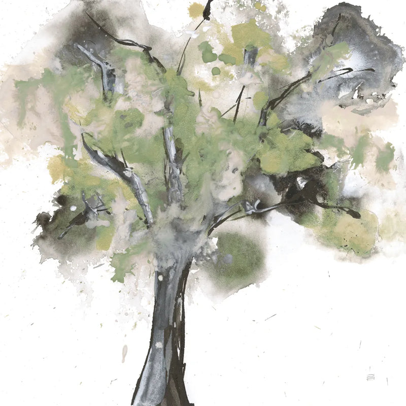 Treetops I Sage by Chris Paschke. SKU 88710a. Archival Giclee Fine art print for wall decor.