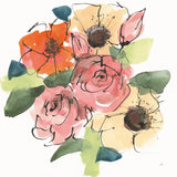 Trend Bouquet III by Chris Paschke. SKU 91448a. Archival Giclee Fine art print for wall decor.
