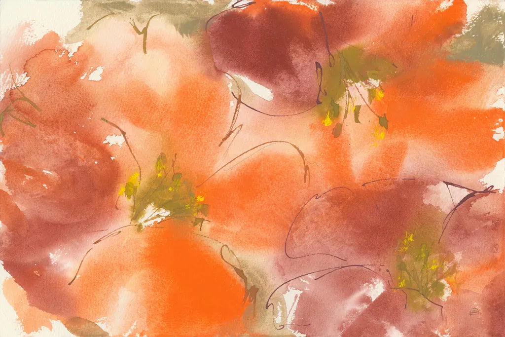 Tribal Lilies I by Chris Paschke. SKU 50269i. Archival Giclee Fine art print for wall decor.