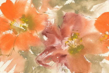 Tribal Lilies II by Chris Paschke. SKU 50270i. Archival Giclee Fine art print for wall decor.