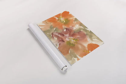 Tribal Lilies II by Chris Paschke. shown as a rolled paper print. Available as archival giclee rolled canvas, fine art paper, or poster print. SKU 50270i.