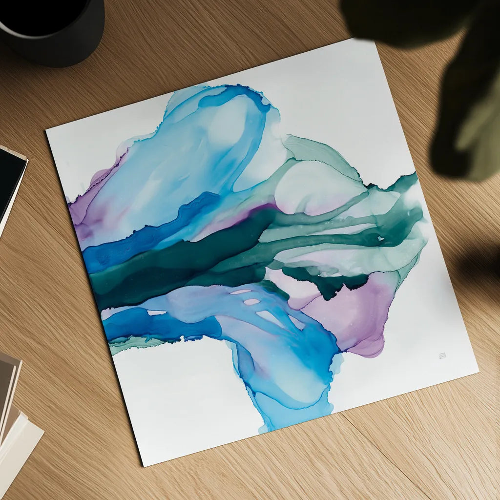 Tributary by Chris Paschke. Shown as a detailed flat fine art print, highlighting archival giclee quality. Available as an archival giclee rolled canvas, fine art paper, or poster print. SKU 65435a.