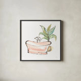Tub I by Chris Paschke. Shown in a sleek black glass frame for a contemporary gallery look. Available as an archival giclee rolled canvas, fine art paper, or poster print. SKU 66226a.