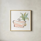 Tub I by Chris Paschke. Shown in a natural wood glass frame for a timeless modern aesthetic. Available as an archival giclee rolled canvas, fine art paper, or poster print. SKU 66226a.