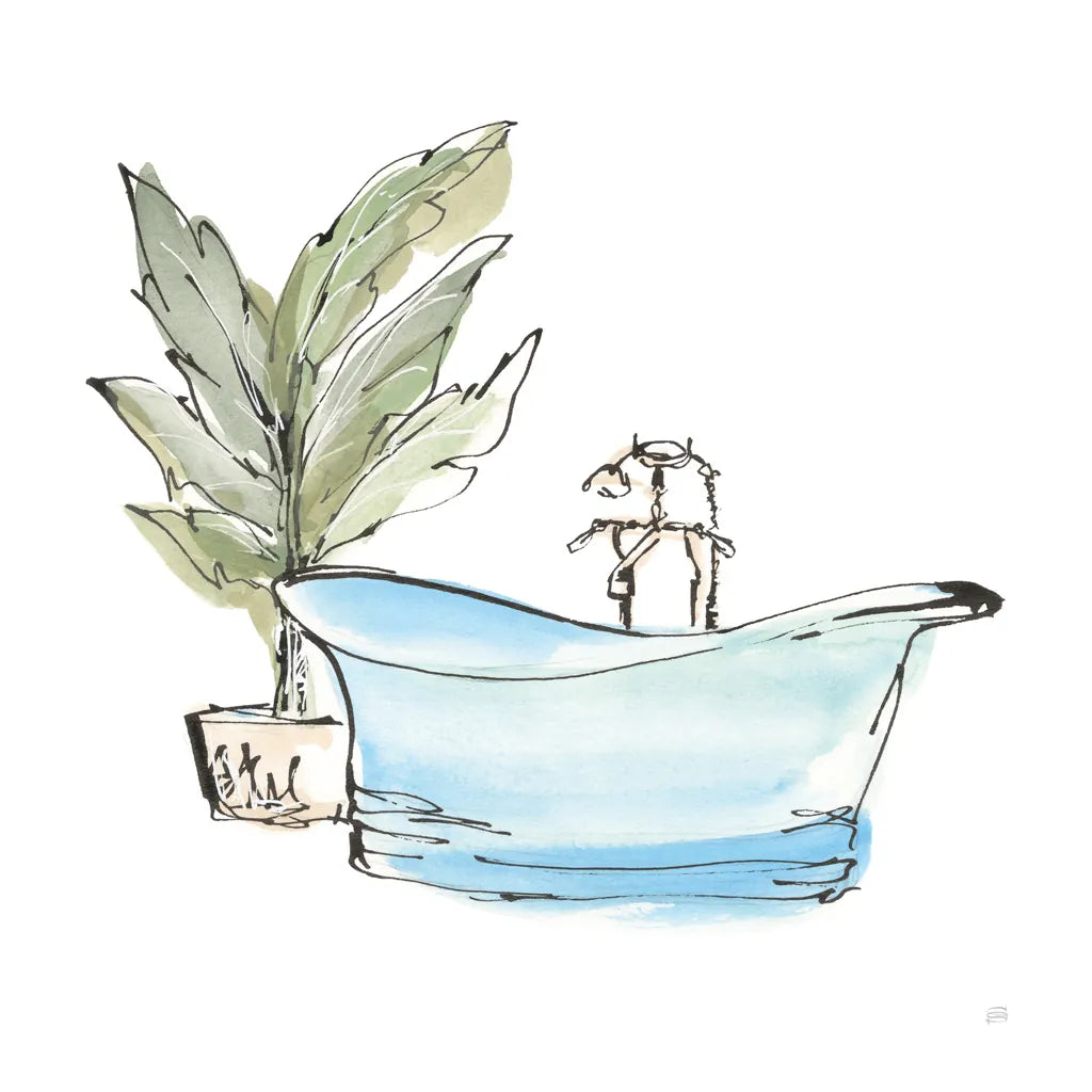 Tub II by Chris Paschke. SKU 66227a. Archival Giclee Fine art print for wall decor.