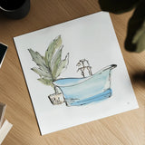 Tub II by Chris Paschke. Shown as a detailed flat fine art print, highlighting archival giclee quality. Available as an archival giclee rolled canvas, fine art paper, or poster print. SKU 66227a.