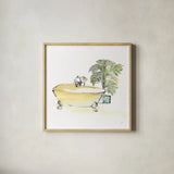 Tub III by Chris Paschke. Shown in a natural wood glass frame for a timeless modern aesthetic. Available as an archival giclee rolled canvas, fine art paper, or poster print. SKU 66228a.