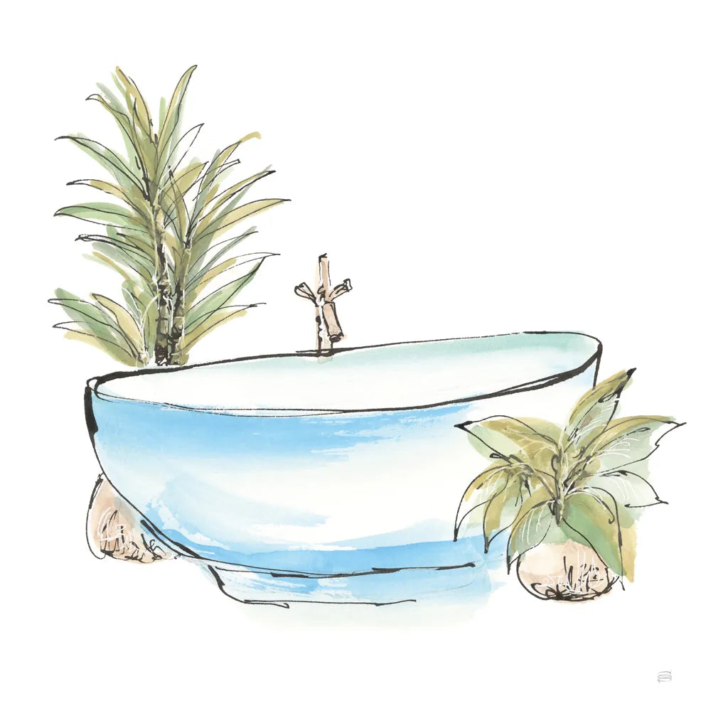 Tub IV by Chris Paschke. SKU 66229a. Archival Giclee Fine art print for wall decor.