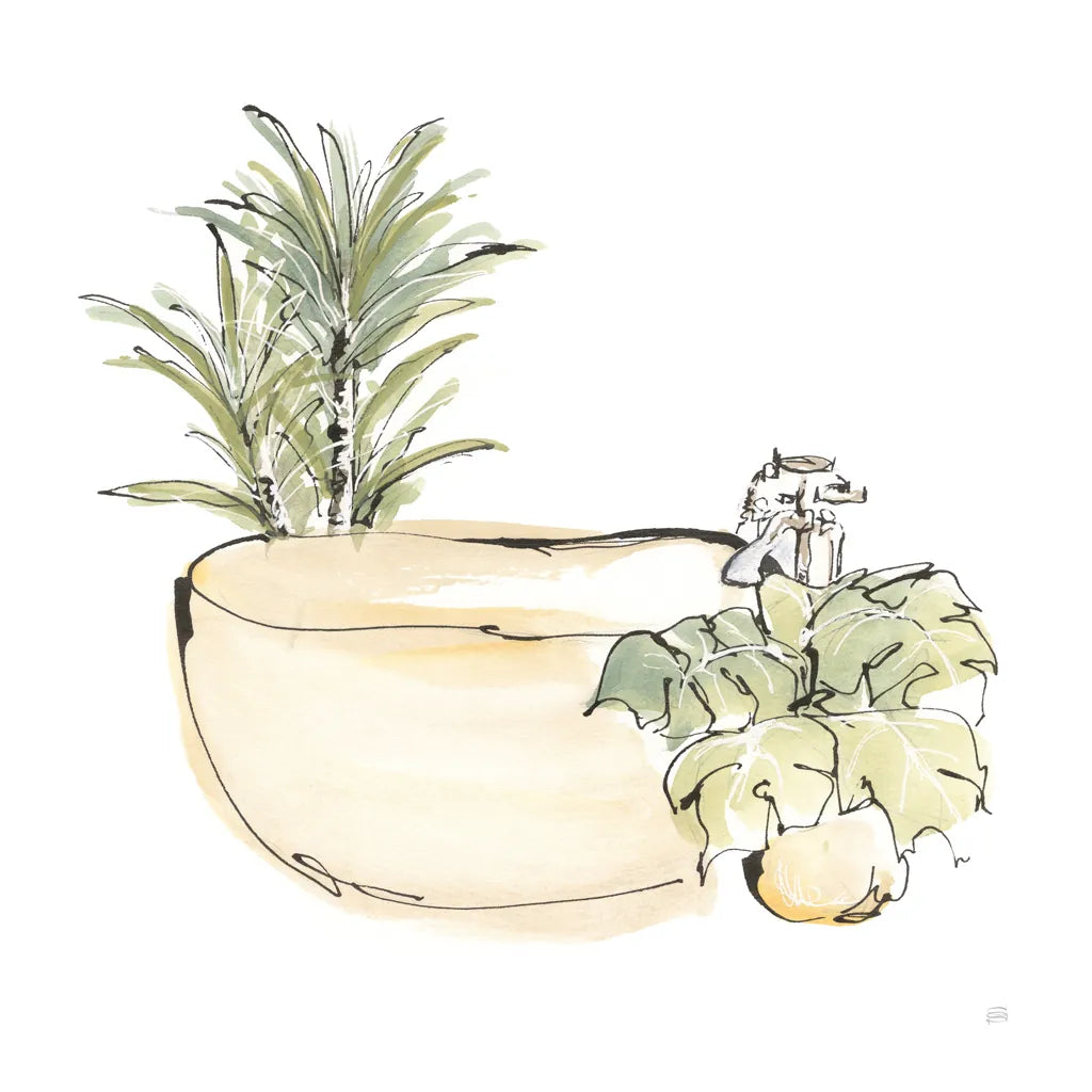 Tub V by Chris Paschke. SKU 66230a. Archival Giclee Fine art print for wall decor.