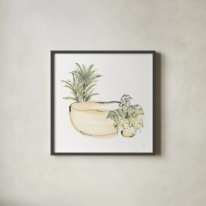 Tub V by Chris Paschke. Shown in a sleek black glass frame for a contemporary gallery look. Available as an archival giclee rolled canvas, fine art paper, or poster print. SKU 66230a.