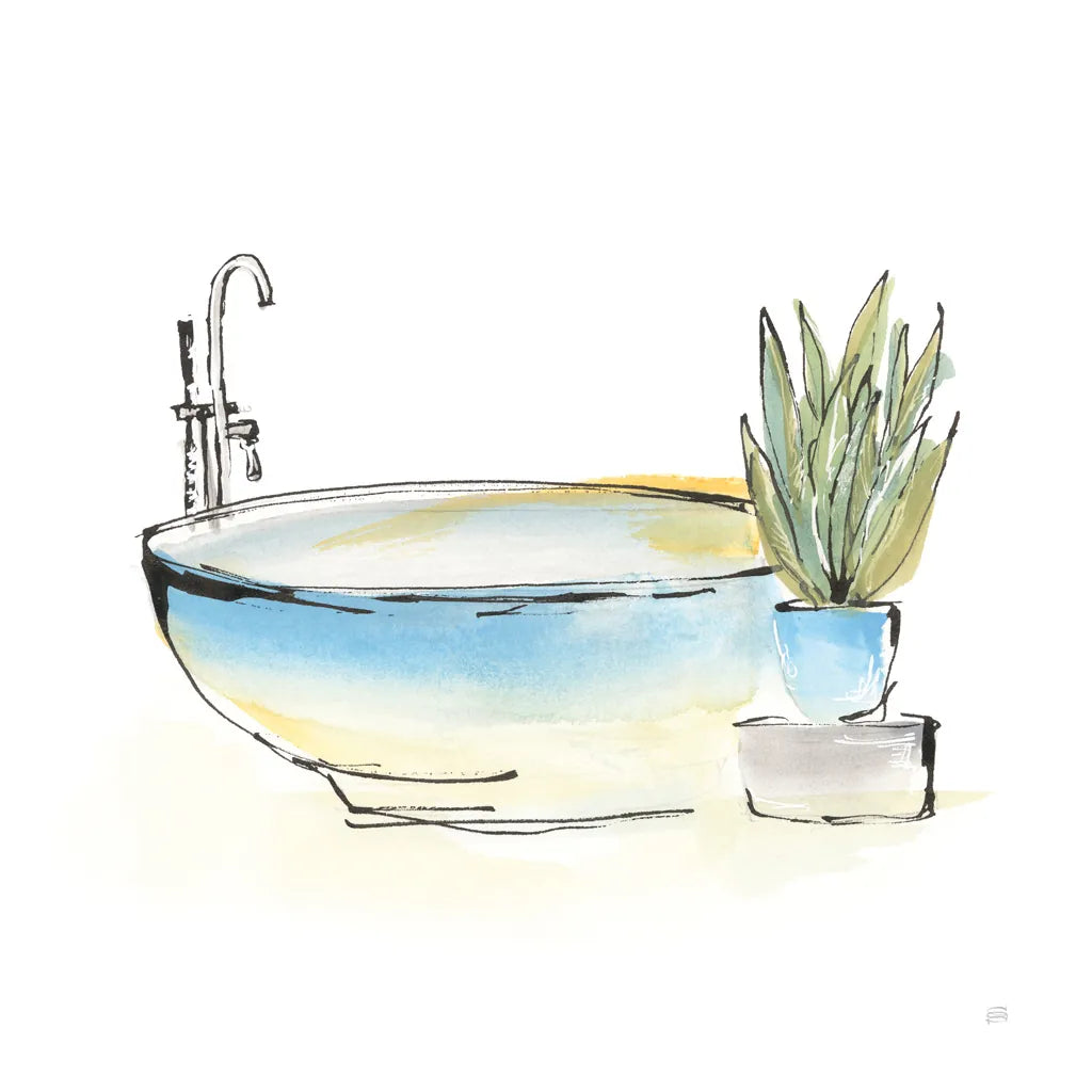 Tub VII by Chris Paschke. SKU 66232a. Archival Giclee Fine art print for wall decor.