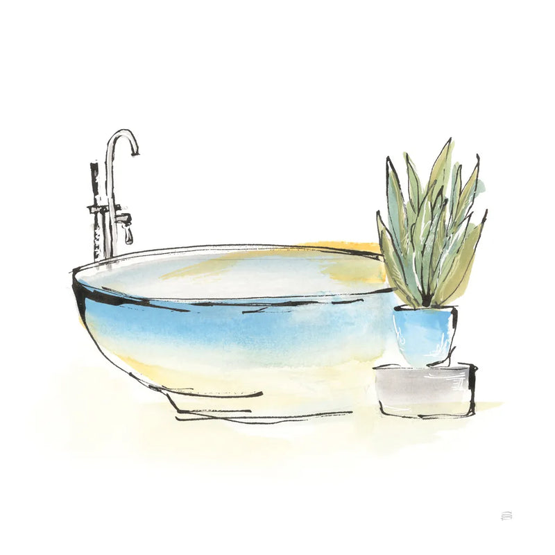 Tub VII by Chris Paschke. SKU 66232a. Archival Giclee Fine art print for wall decor.