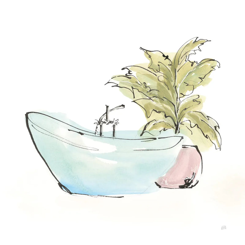 Tub VIII by Chris Paschke. SKU 66233a. Archival Giclee Fine art print for wall decor.