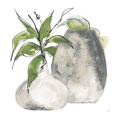 Two Vases I by Chris Paschke. SKU 75141a. Archival Giclee Fine art print for wall decor.