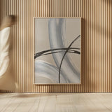 Undisclosed I Warm Gray by Chris Paschke. shown as over sized large wall art. Available as an archival giclee rolled canvas, fine art paper, or poster print. SKU 92178h.